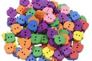 Wooden buttons- pack of 50