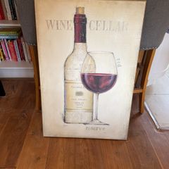 Canvas print - wine