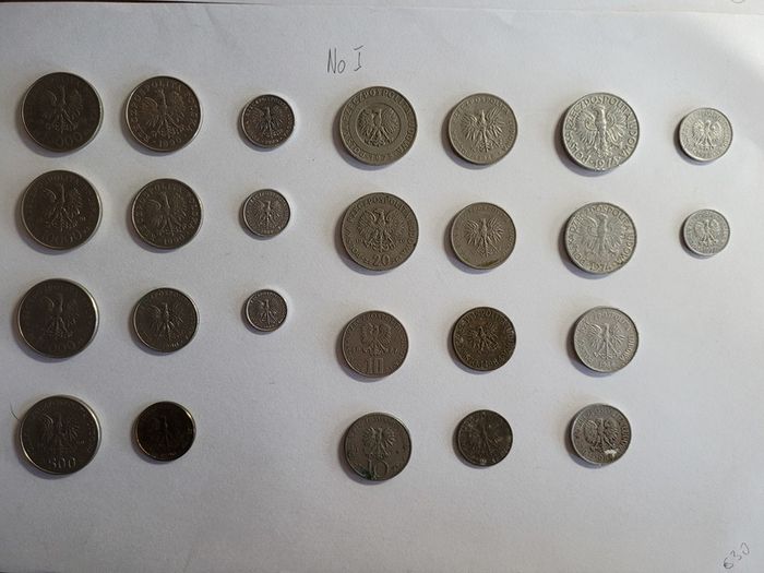 Asking price from 1 euro. Poland  PRL coins