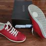 Genuine Gucci Shoes / Sneakers - Size EUR 39.5 G - Vibrant Red Image 5