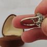 Vintage 18ct White Gold Tiered Cluster Cocktail Ring | 6.85g | Fully Hallmarked - Size M Image 9