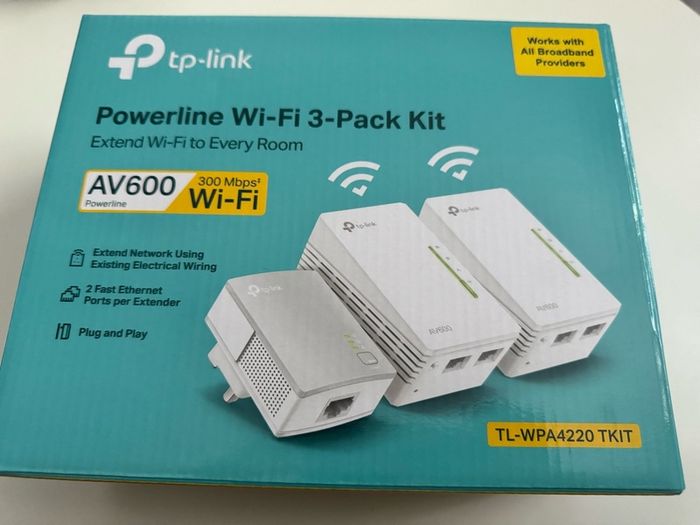 Powerline WiFi 3-Pack kit