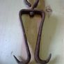 Old Irish blacksmith made pig hanging hook Image 2