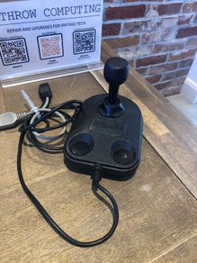 Dual Format - PowerPlay Cruiser Joystick (all black) for Atari/Commodore and Sinclair