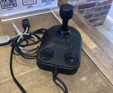 Dual Format - PowerPlay Cruiser Joystick (all black) for Atari/Commodore and Sinclair