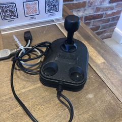 Dual Format - PowerPlay Cruiser Joystick (all black) for Atari/Commodore and Sinclair