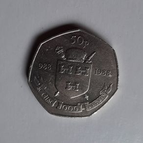 millennium 50p coin