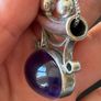 Amethyst silver necklace Image 10
