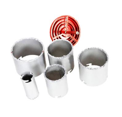 Tungsten Hole Saw Set Core Drill Bit Wall Tile Ceramic Cutter Kit 33-83mm