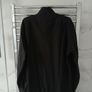 T M LEWIN Black Fitted Shirt Size 16 Image 2
