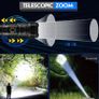LED Super Bright, Rechargeable LED Torch 10000 Lumens XHP70.2, IP67 Waterproof Tactical Flashlight, Powerful Torch for Camping Hiking Emergency Gift with 6000mah Battery (FREE POSTAGE) Image 5