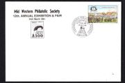 1991 Ireland Mid Western Philatelic Society Philatelic Exhibition 23rd March 1991 Exhibition cancel tying 30p Williamite War Commemorative Stamp on Illustrated Cover