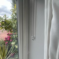 3 Charcoal grey roller blinds