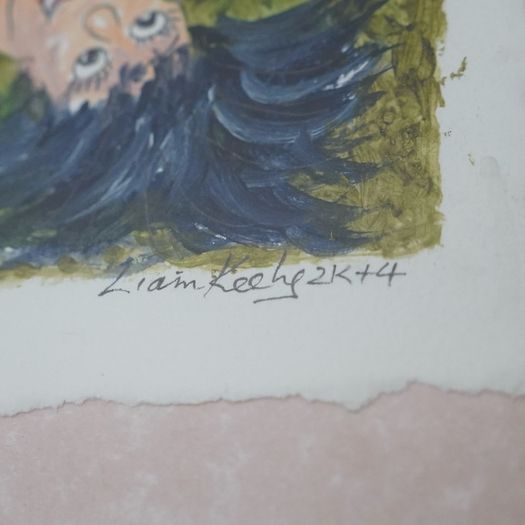 Liam Keely original artwork, framed - (Cross Country BC)