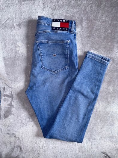 Tommy Hilfiger Jeans Sylvia High Rise Super Skinny Jeans W29 L30 Light Blue Denim