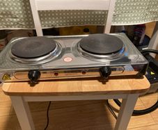 Portable double hob