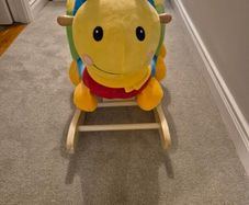Wooden baby rocking caterpillar
