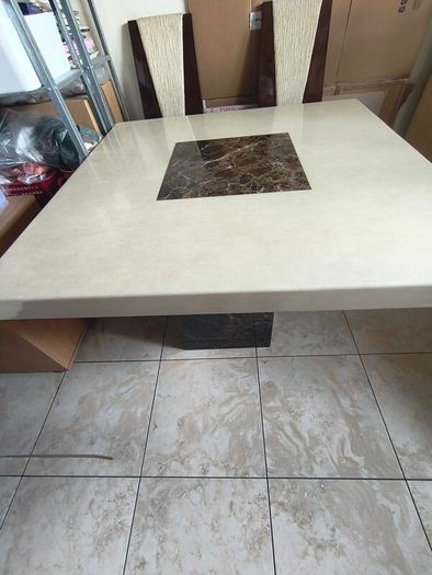 marble table