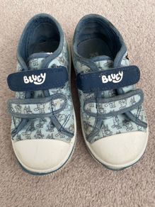 Bluey canvas shoes