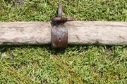 Antique Yoke Plow Farm Ox Horse Wagon Rustic Farmhouse Cabin Wall Hanging Vintage Wood Metal Primitive