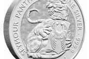 2026 Great Britain 5 Pounds Tudor Beasts - 2 oz Silver Coin Saymour Panther BU (In Capsule)
