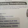 MAXIM AUDIO NEW Folding Headphones Image 4