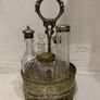 Antique or vintage Cruet set - silver metal Image 10