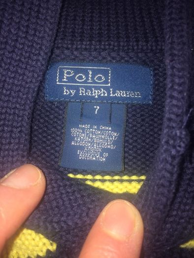 boys jumper knit Ralph Lauren age 7