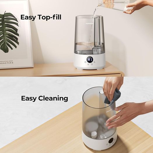 Homvana 3.6L Cool Mist Humidifier - Silent, Long-Lasting, and Safe for Baby and Home