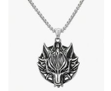 Silver Wolf Medallion
