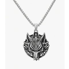 Silver Wolf Medallion