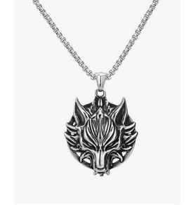 Silver Wolf Medallion