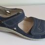 Waldlaufer Hilena Denver Jeans Nubuck Leather Womens Wide Fit Adjustable Sandals UK3 New In Box CAN POST Image 8