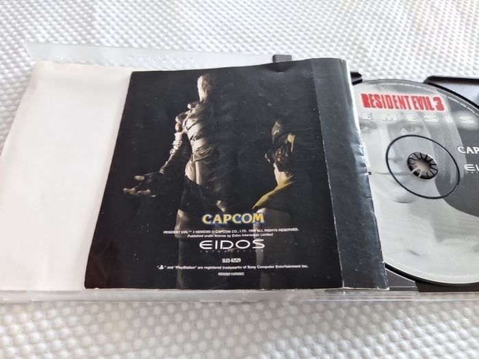 Resident Evil 3 PlayStation1 Ps1 PlayStation2 Ps2 Games Original
