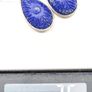 Silver And Lapis Earrings Like New With COA Image 8