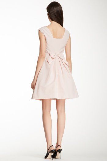 Ted Baker Light Pink Skirt With Bow Cocktail Dress