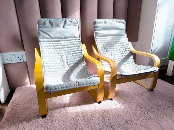 2x  IKEA Childrens Armchairs Poang. Very Good Condition