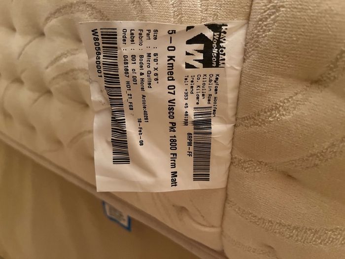 King size bed