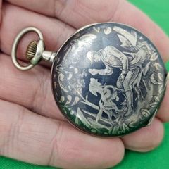Antique Silver Swiss Made Early 1900s Pocket watch