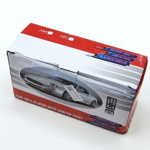 Vintage Style Single DIN Car Stereo Bluetooth MP3/USB/SD Radio Player - 25422