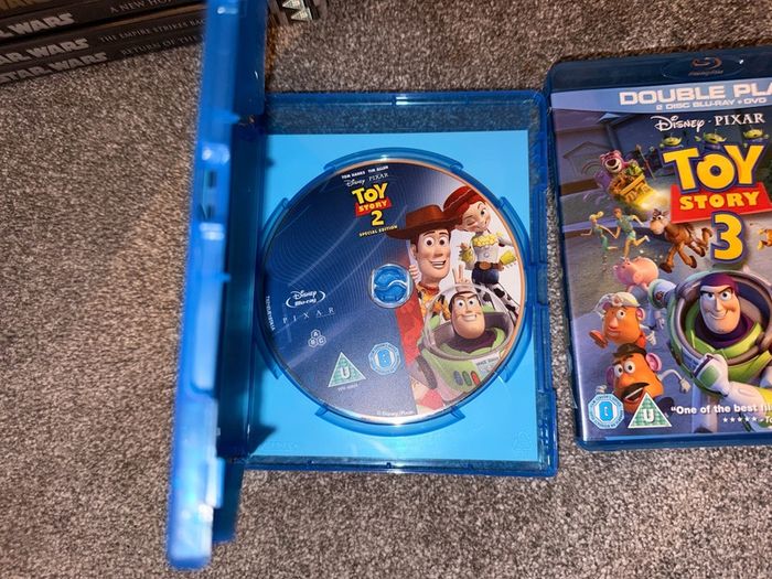 Toy Story 2 and 3 Blu Ray