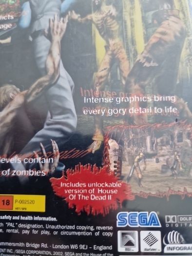 House of the Dead III 3 Xbox Original Games Original