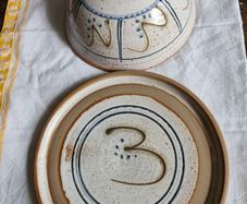 Ceramic cheese board