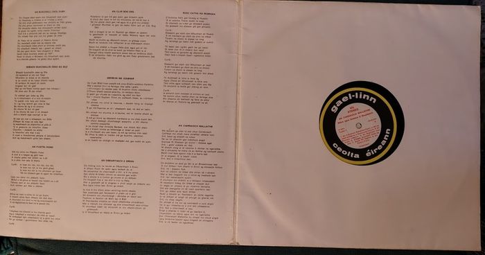 Maire Agus Seamus O Beaglaoich - An Ciarraioch Mallaithe Vinyl LP (1973) Gael Linn RARE Folk Trad Irish Language EX