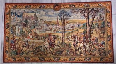 Medieval Brussels Belgian Tapestry