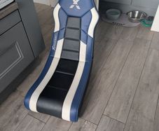 Rocker Orbit eSports 2.0 Audio Floor Rocker Gaming Chair Blue