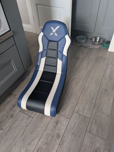 Rocker Orbit eSports 2.0 Audio Floor Rocker Gaming Chair Blue