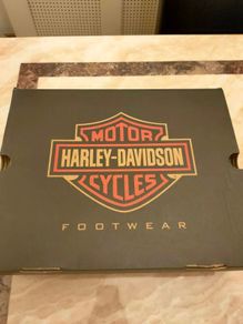 Motorbike Boots Black Harley Davidson Steinman Hi Boot