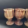 Set of four small onyx goblets Image 2
