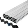 Spring Wire and Lock Channel, 6.56ft Spring Lock & U-Channel Bundle for Greenhouse, 40 Packs PE Coated Spring Wire & Aluminum Image 6